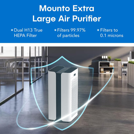 600Cfm Large Air Purifier for Whole Home, Pet Hair Purifier with HEPA Filter, Covers 3000Sqft, Remove 99.97% Smoke, Pollen, Vocs - Commercial Air Cleaner for Office, Classroom, Large Room