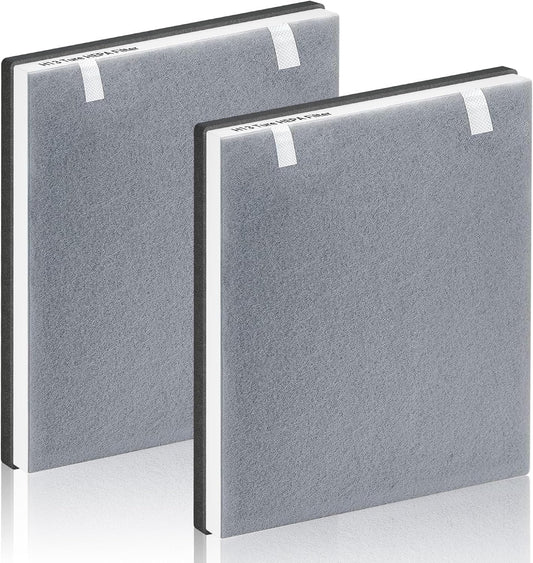 Vital 100 Replacement Filter for LEVOIT Air Purifier, 3-In-1 Pre, H13 High-Efficiency Activated Carbon Filtration System, Replace Part # Vital 100-RF, Pack of 2, by