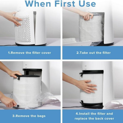 LV-H133 Replacement Filter, Genuine Air Purifier Filters, High-Efficiency Activated Carbon for Removal of Smoke, Odor, Allergens, Pollen, LV-H133-RF, White,1 Pack