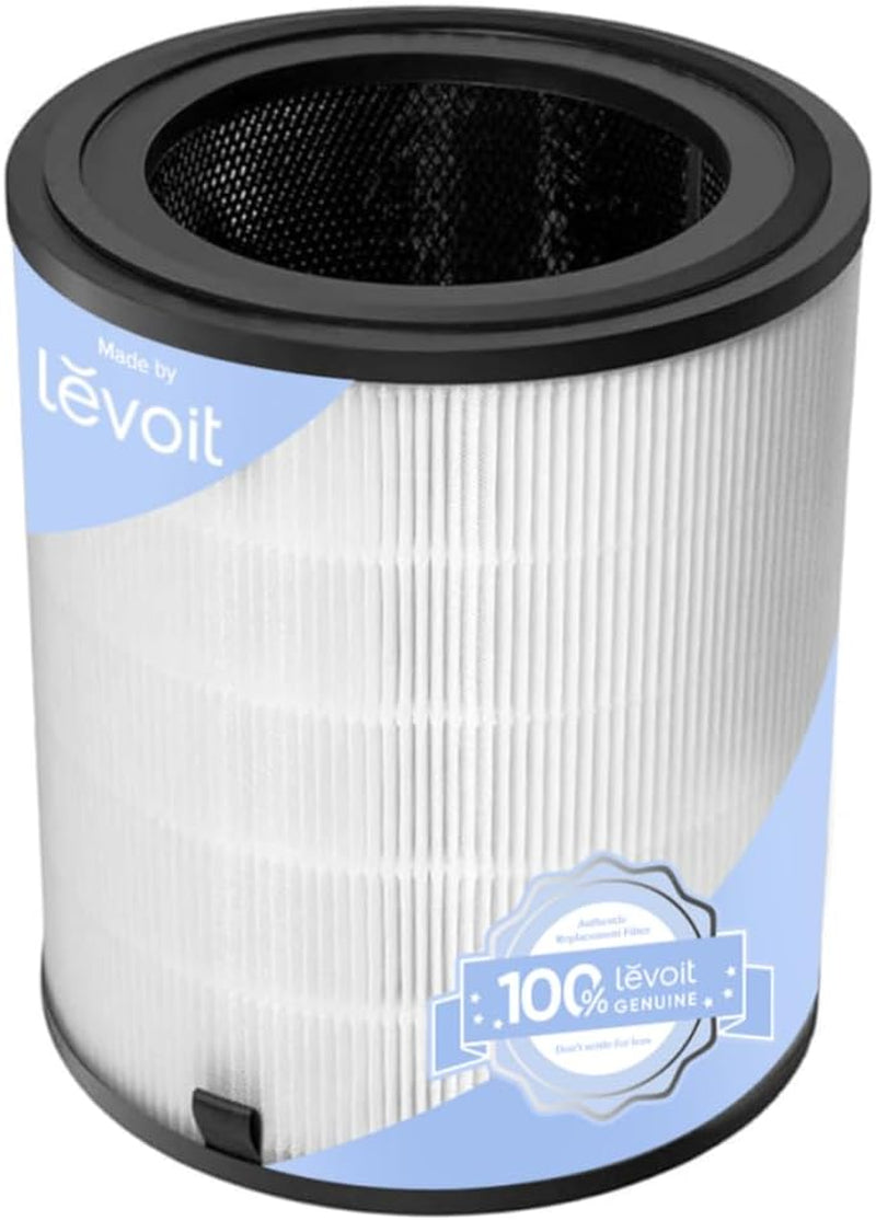 LV-H133 Replacement Filter, Genuine Air Purifier Filters, High-Efficiency Activated Carbon for Removal of Smoke, Odor, Allergens, Pollen, LV-H133-RF, White,1 Pack