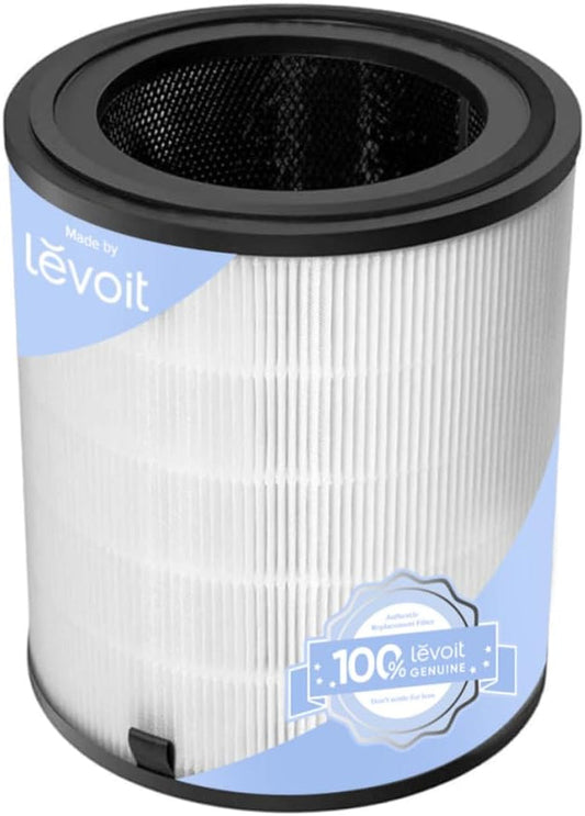 LV-H133 Replacement Filter, Genuine Air Purifier Filters, High-Efficiency Activated Carbon for Removal of Smoke, Odor, Allergens, Pollen, LV-H133-RF, White,1 Pack