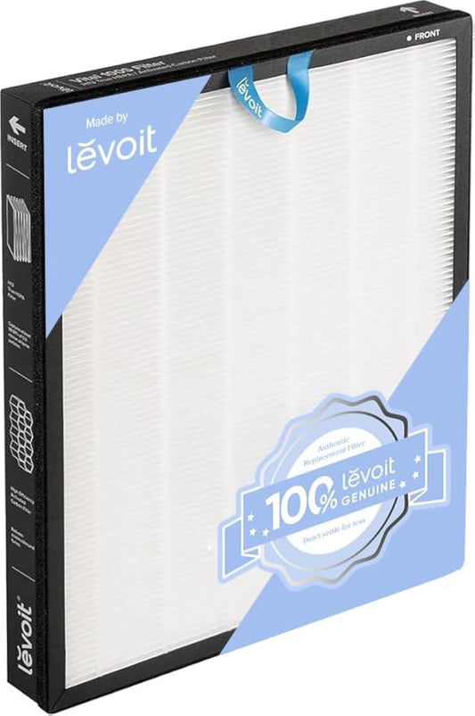 Vital 100S-P Replacement Filter, Genuine Air Purifier Filters, Supports HEPA Sleep Mode, High-Efficiency Activated Carbon for Removal of Smoke, Odor, Allergens, Pollen, Vital 100S-RF, 1 Pack