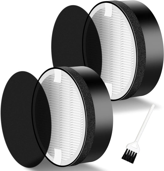 LV-H132 Replacement Filter Compatible for LEVOIT LV-H132 Air Puifier, 3-In-1 Pre, H13 True HEPA, Activated Carbon Filtration System, Replace Part LV-H132-RF, Pack of 2,By